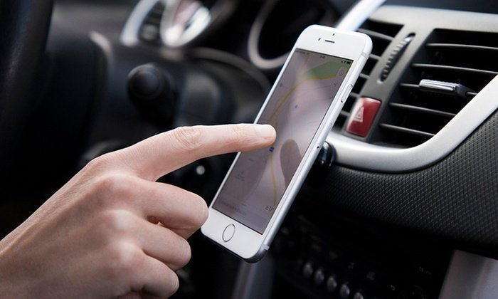 Support magnétique pour smartphone